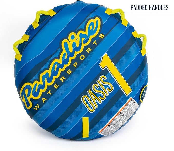Paradise Water Sports - Oasis Towable Tube for Boating - 1 and1-3 Riders
