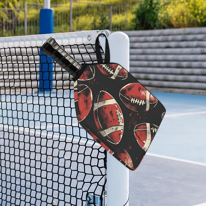 Stripe Design Pickleball Paddle Cover - Protective Polyester Sleeve for Paddles