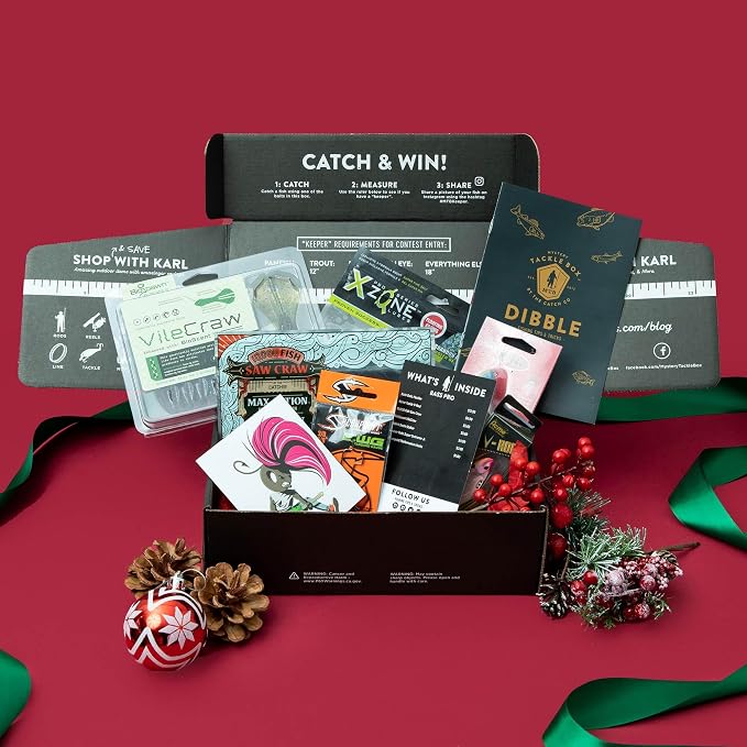 Catch Co Mystery Tackle Box Crappie Fishing Kit | Crappie Fish, Fishing Gift, Fishing Gifts for Men, Lures, Baits, Jigs
