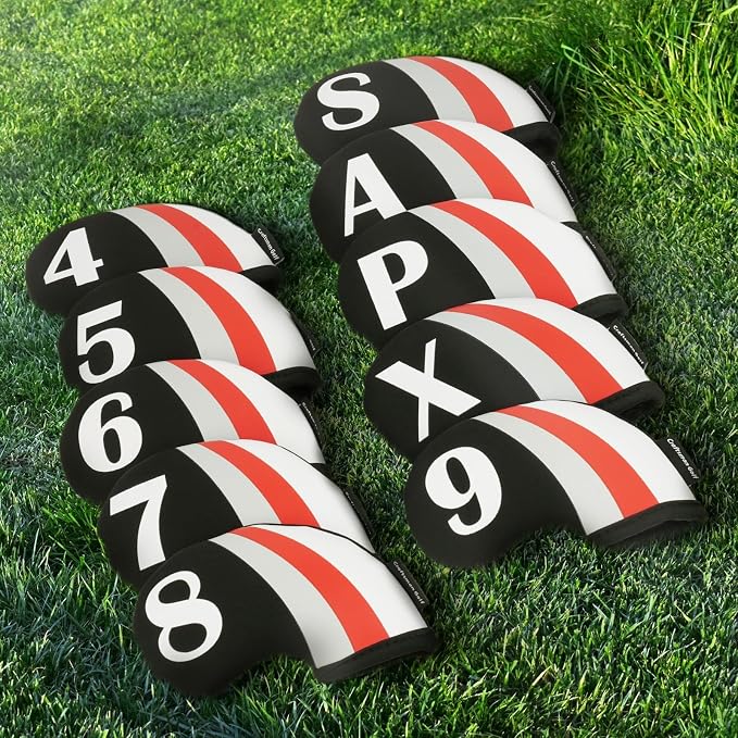 Craftsman Golf US Flag Neoprene Golf Club Head Cover Wedge Iron Protective Headcover for Callaway, Ping, Taylormade, Cobra, Etc.