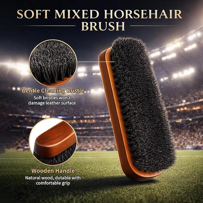 TBTFW 16 Oz Football Rubbing Mud Kit, Including Brush, Cloth, Gloves-Enhance Grip and Deepen Leather Color, Make The New Ball Shine Brightly, Suitable for Various Competitions