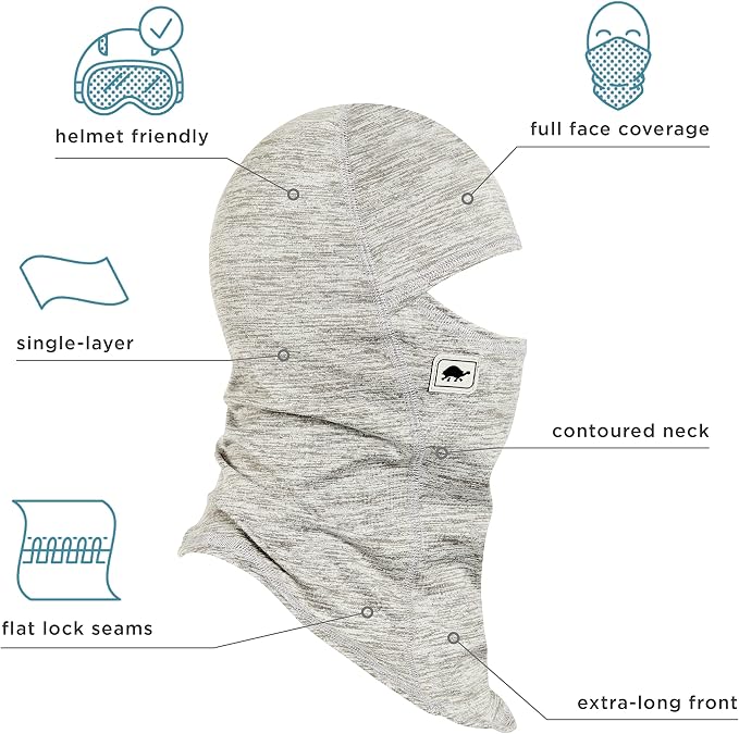 Turtle Fur MaxClava Balaclava Face Mask Comfort Shell Hood