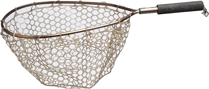 Aluminum Trout Net with Camo Ghost Netting 15" Bronze/Camo
