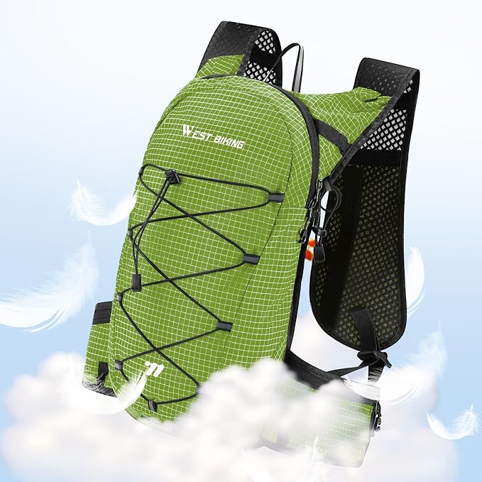 Lightweight Hydration Backpack with 2L Water Bladder Running Hydration Vest Backpack Specialized Hydration Pack for Cycling, Hiking, and Mountaineering