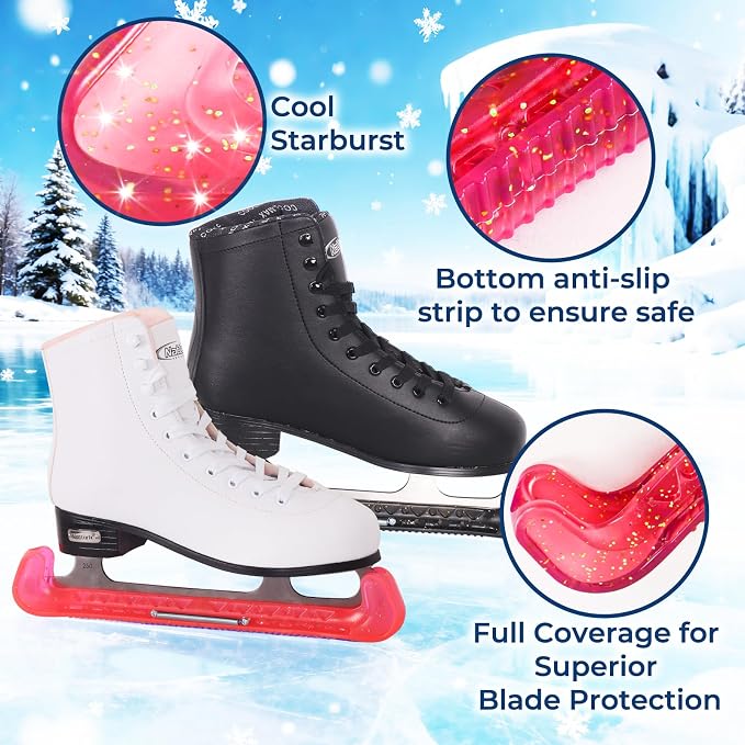 Nattork Figure Skates and Ice Skate Blade Guards