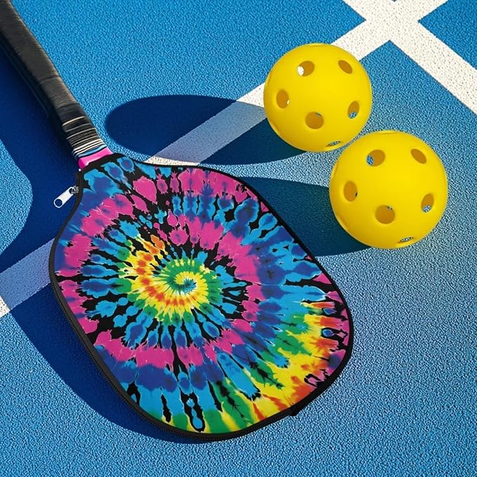 Pickleball Paddle Covers, Fits Standard Pickleball Racquets, Durable Zippered Paddle Cover Universal 8.6 x 11.4Inch