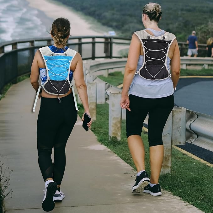 Hydration Running Vest for Women Men, Water Vest Backpack 2L, Lightweight Hydration Pack Water Backpack for Hiking, Trail Marathon Race
