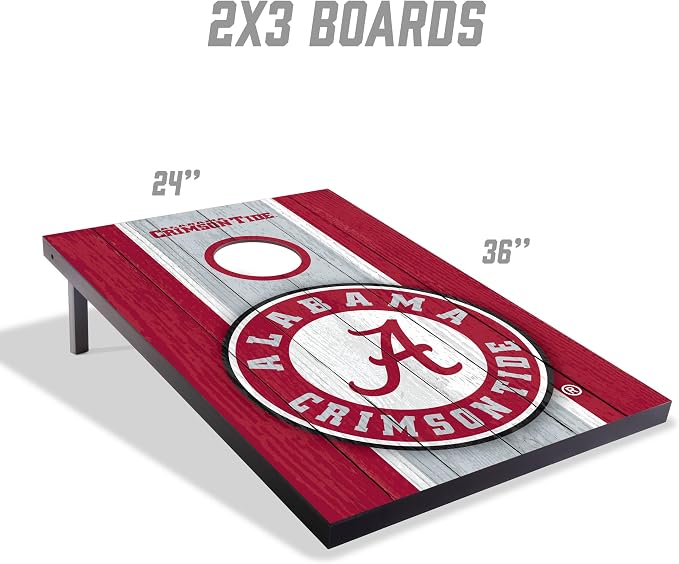 YouTheFan NCAA 2' x 3' Portable Cornhole Game with Logo Bags