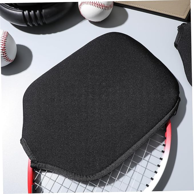 Abaodam 2 Pcs Pickleball Paddle Covers Sturdy Protective Racket Sleeves for Beach Tennis Neoprene Storage Bags Carry Handles for Sports Accessories