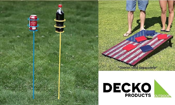 Decko, 2-Pack(30254), Yellow and Blue