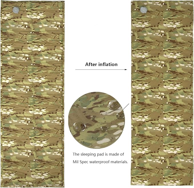 Akmax.cn MT Military Army Alice Embedded Air Self-Inflating Camp Mat