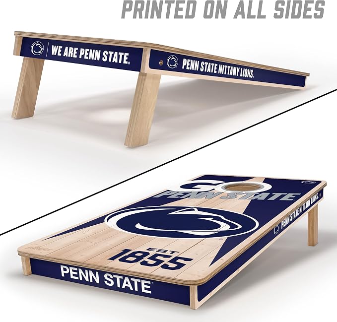 YouTheFan NCAA 2’ x 4’ Professional Wood Cornhole Game