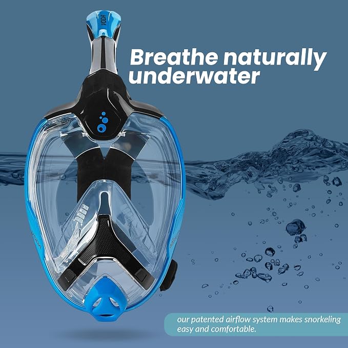 Phantom Aquatics Voda Full Face Snorkel Mask