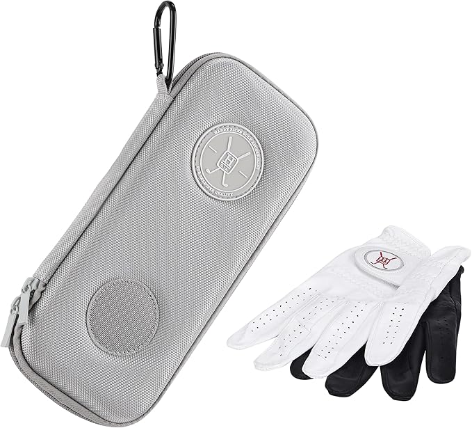 Handy Picks Performance Golf Glove Case - Golf Gloves Holder Case That Protects n Keeps Your Golf Gloves Neat n Dry - Air Flows Through on The Back Cover to Let The Moisture Out