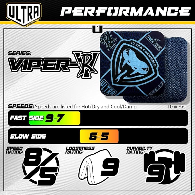 Bags Viper-RV Cornhole Bag Set - ACL Approved