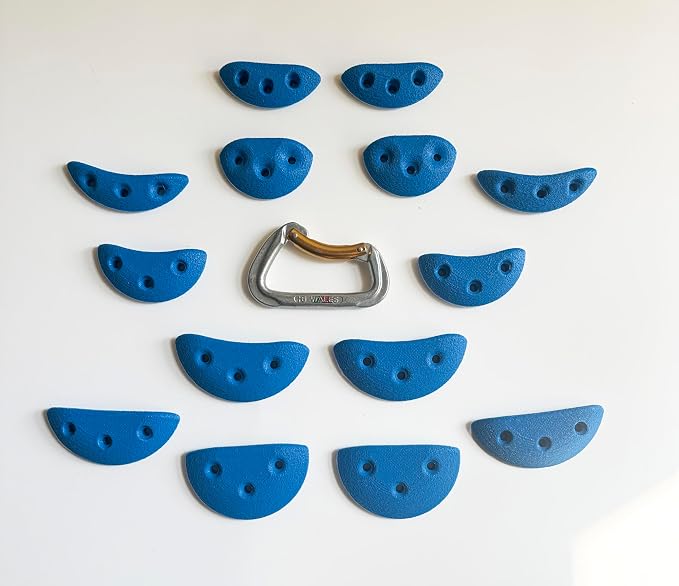 14 Screw On Crimp Rock Climbing Holds Advanced Climbing Holds Home Climbing Wall Bouldering Gym Holds Eco Friendly Dual Textured Crimps for Finger Strength
