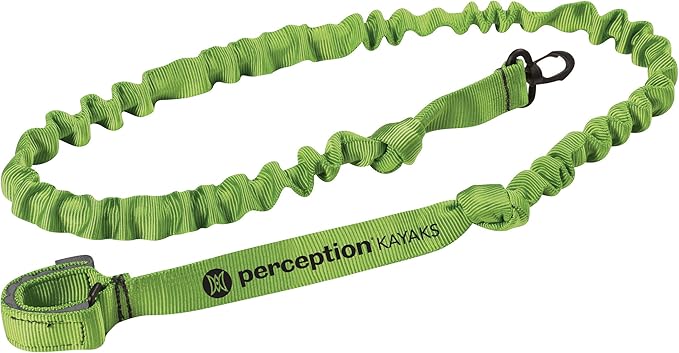 Perception - Paddle & Rod Leash for Kayaks, Green, One Size