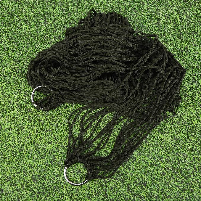 Outdoor Hammock, Camping Hammock Hammock Meshy Rope Hammock Sleeping Net Bed for Hiking Simple Nylon Net Hammock for