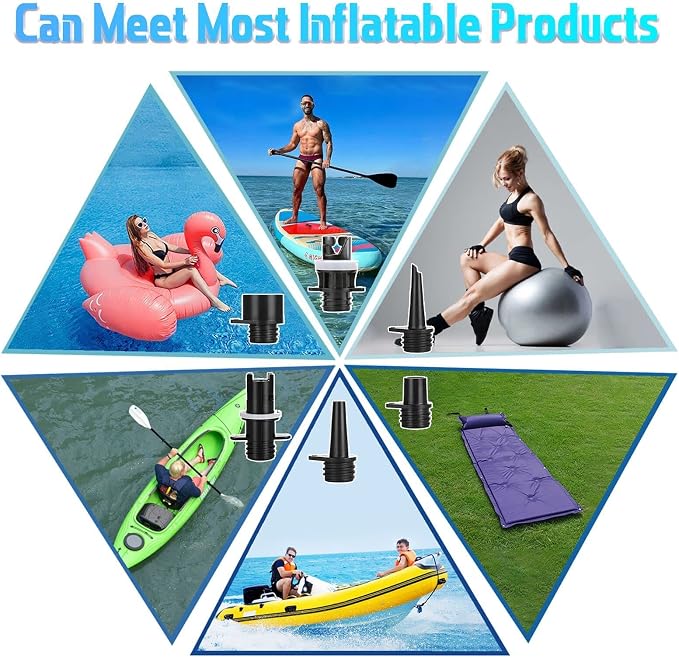 Paddle Board Pump,20PSI High Pressure SUP Electric Air Pump,Dual Stage Inflation SUP Electric Pump for Stand Up Paddle Boards,Boats,Kayak,Inflation & Deflation,12V DC Car Connector