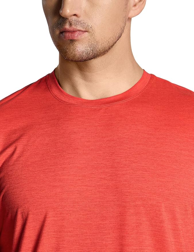 CQR Men's UPF 50+ Sun Protection Long Sleeve Quick Dry Athletic Shirts, Stretch Running Workout Hiking T-Shirts