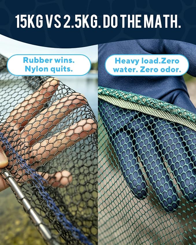 2Pack Drop Net for Pier Fishing Set, Foldable Fishing Net 31.5"×40" Hoop, Foldable Crab & Fishing Net Trap, Crab Nets for Crabbing Trap, Pier & Dock Drop Net for Crawfish, Shrimp, and Minnows