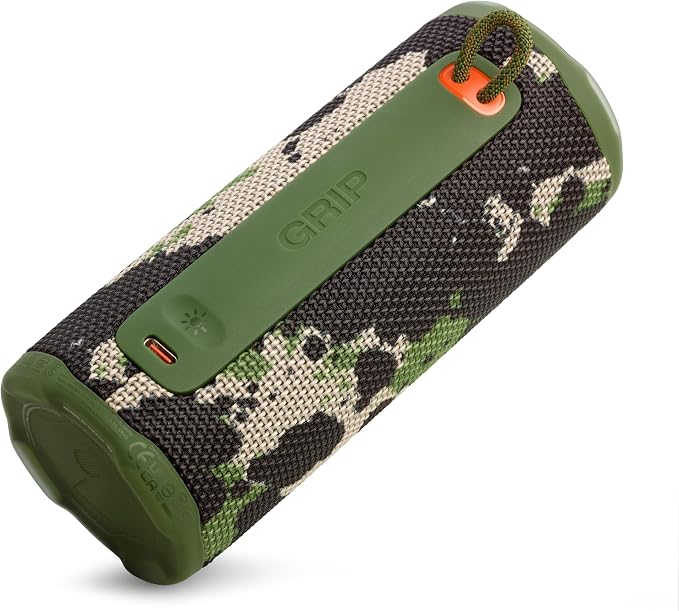 JBL Grip - Compact Bluetooth Speaker with Bold JBL Pro Sound and Ambient Light, up to 14 Hours of Playtime, Water, Dust and Drop-Proof (IP68), & Multi-Speaker Connection with Auracast™ (Squad)