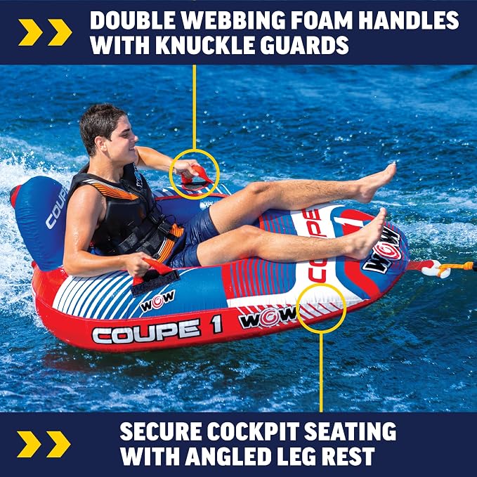 Wow Coupe Cockpit Inflatable Boat Towable Tube