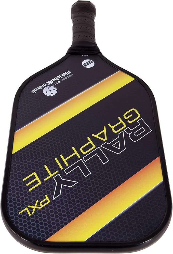Rally PXL Graphite Pickleball Paddle | Polymer Composite Honeycomb Core, Graphite Carbon Face | Lightweight | USAPA Approved