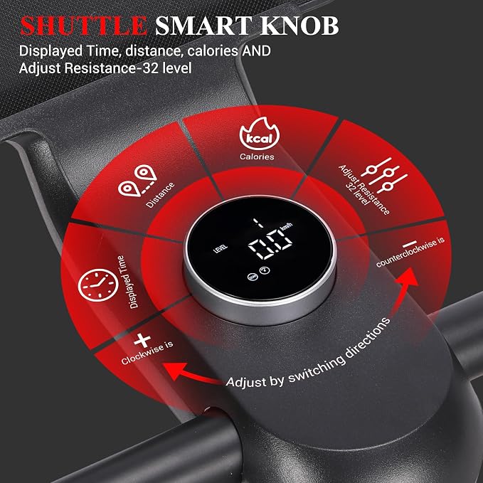 Exercise Bike, Magnetic Indoor Cycling Bike with 28Lbs Flywheel & Smart Resistance, 276LBS Capacity Stationary Bike with LCD Monitor, IPad Mount & App Connectivity