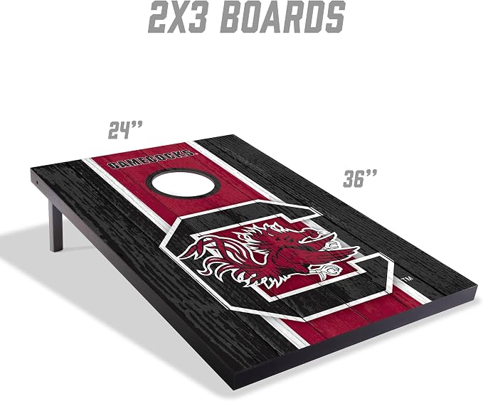 YouTheFan NCAA 2' x 3' Portable Cornhole Game with Logo Bags