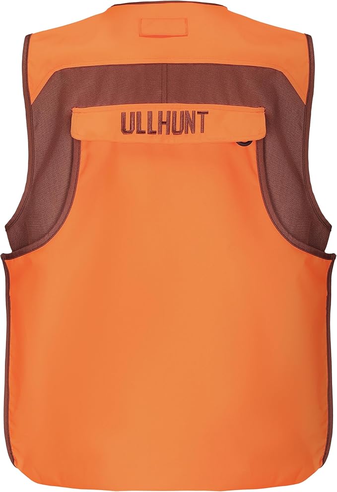 UIIHUNT Upland Hunting Vest, Bird Game Vest with Front Pockets & Back Game Pouch, Lightweight Field Vest for Men and Women