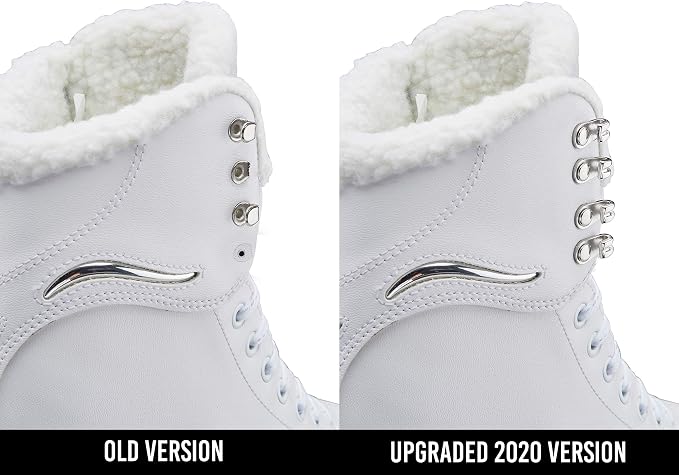 Jackson Ultima Finesse JS180 / JS181 / JS184 Figure Ice Skates for Women and Girls Bundle with Guardog Skate Guards Improved, JUST LAUNCHED 2023