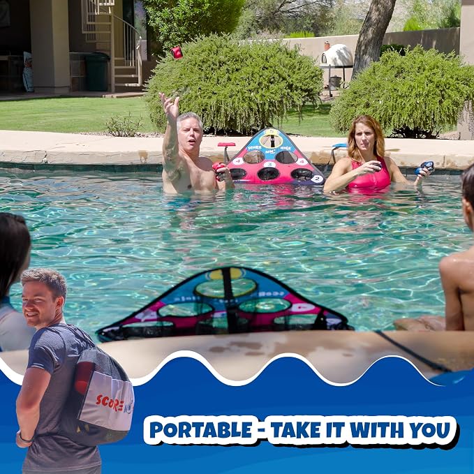 TOSS & ROLL NN' Hole - Portable Cornhole Game for Water or Land | for All Ages