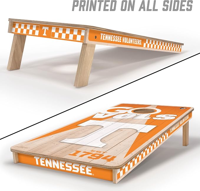 YouTheFan NCAA 2’ x 4’ Professional Wood Cornhole Game
