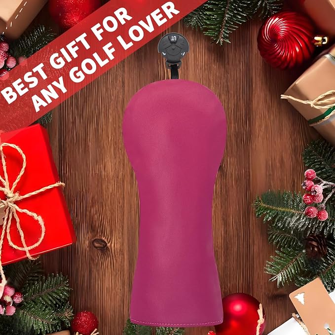 Golf Accessories Golf Club Covers for Driver, Fairway, Hybrids - Golf Driver Headcover/Golf Fairway Wood Head Cover/Hybrid Headcover for Men/Women Golfer
