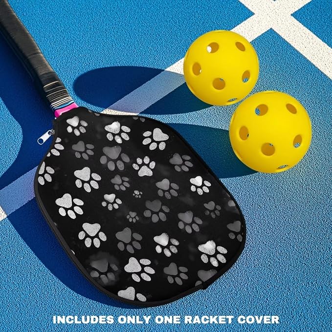 Blue Camo Corgi Pattern Print Pickleball Paddle Covers Only Paddles Holder Sleeve Fits Most Rackets