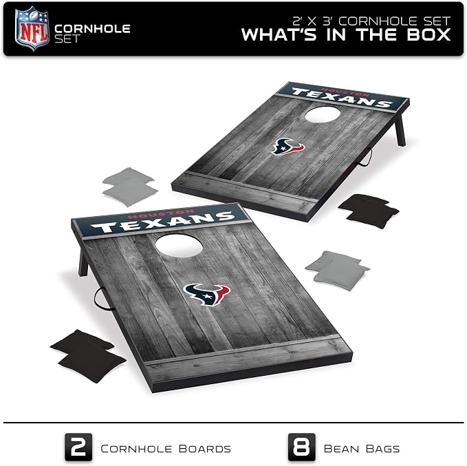 Wild Sports 2'x3' MDF Wood NFL Cornhole Set