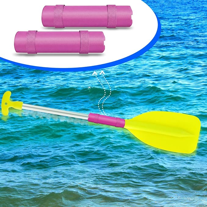 Deekin 2/4 Pack Paddle Float for Flotation Kayak Canoe Surf Paddleboarding Gifts - Prevent Paddle Sinking in Water