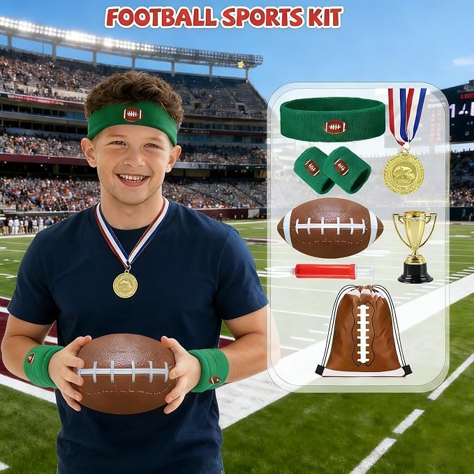 Football Advent Calendar,Christmas Stocking Stuffers White Elephant Gifts,Christmas Countdown Rugby Advent Calendar Football Party Favor Set for Lover Man Xmas Gifts