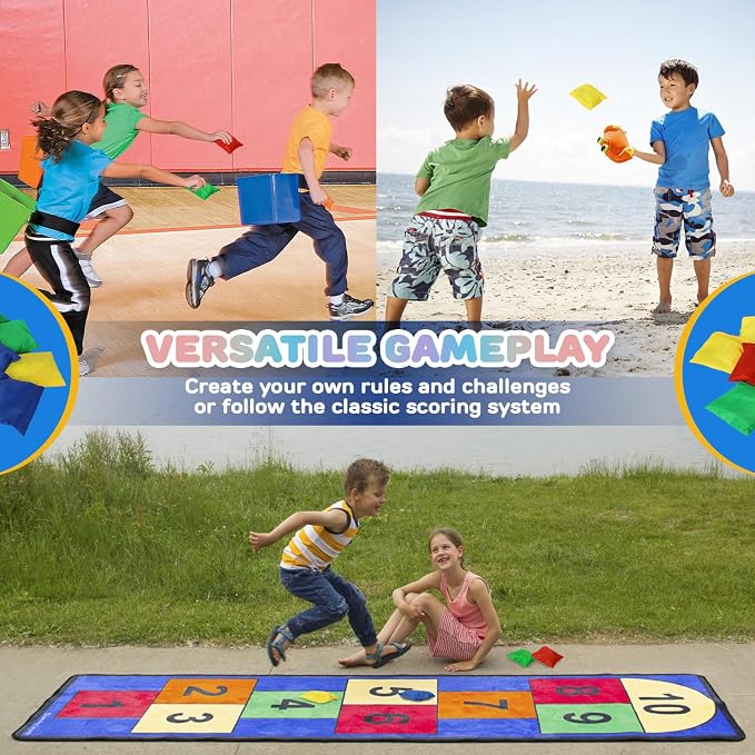 TOY Life Bean Bags Toss Carnival Games, Cornhole, Outdoor Toys for Kids Ages 4-8, Backyard Game Sports & Outdoor Play, Outside Toys for Ages 5-7, Family Lawn Yard Games Birthday Party, Gift for Boys
