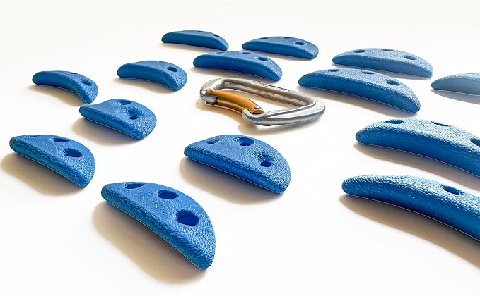 14 Screw On Crimp Rock Climbing Holds Advanced Climbing Holds Home Climbing Wall Bouldering Gym Holds Eco Friendly Dual Textured Crimps for Finger Strength