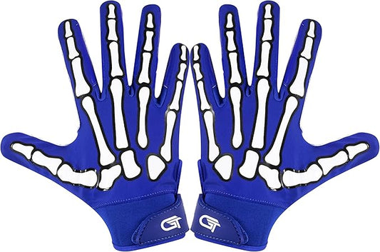 Glorious Traders Adult & Youth Football Gloves - Ultimate Performance Booster with Super Sticky Grip