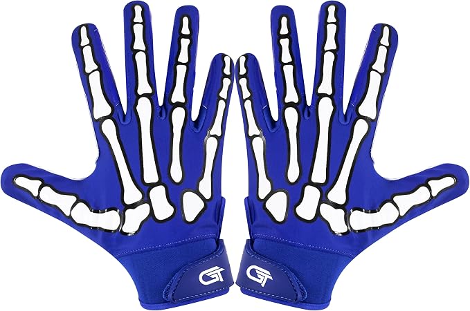 Glorious Traders Adult & Youth Football Gloves - Ultimate Performance Booster with Super Sticky Grip