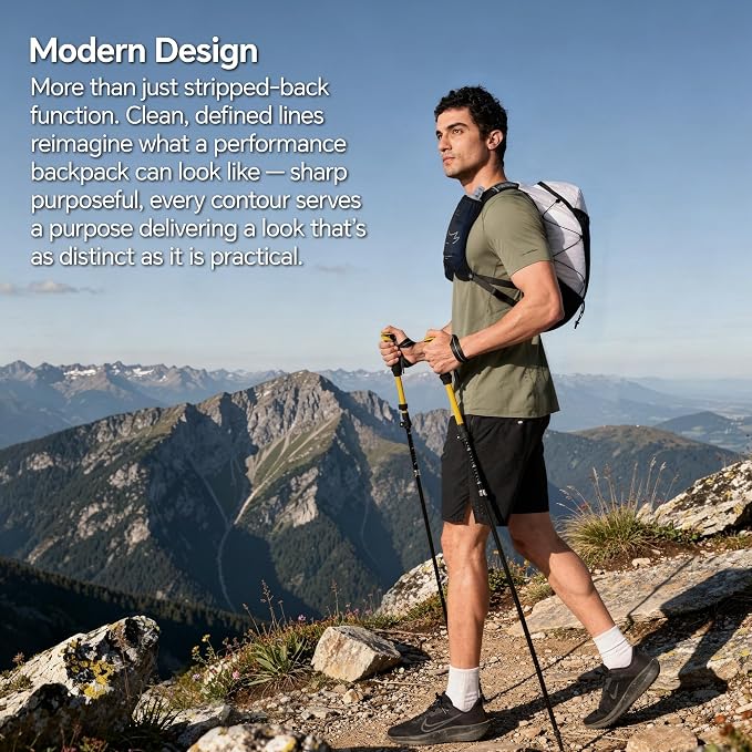 N NEVO RHINO 12L Hydration Backpack with 2 TPU 17oz / 500ML Soft Flasks, Lightweight Running Vest for Women & Men, Running Backpack for Trail Running Marathon Hiking