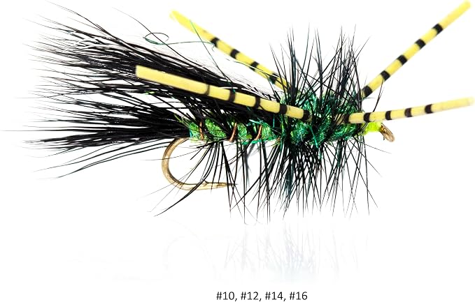 Outdoor Planet 24/48/66/72 Premium Hand Tied Fly Fishing Flies Assortment | Fly Boxes Included | Dry, Wet, Nymphs, Streamers, Wooly Buggers, Terrestrials | Trout, Bass Lure Set, Kit, Gift