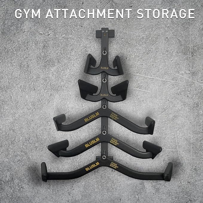 BLUSLM Lat Pull Down Bar T bar Row Attachment, V Bar Tricep Lat Pulldown Attachments, Back Strength Training Bar for Home Gym Exercise Cable Machine Attachments