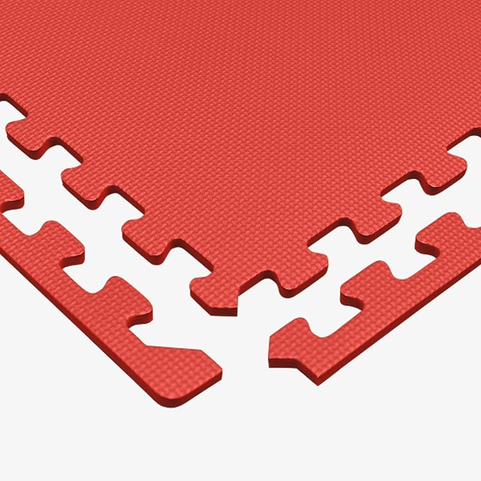 We Sell Mats 1/2 Inch Thickness Multipurpose EVA Foam Floor Tiles, Interlocking Floor Mat for Indoor Gym and Home Use, 24 in x 24 in, Multicolor