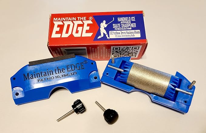 Handheld Hockey Ice Skate Sharpener (1/2" Radius of Hollow)