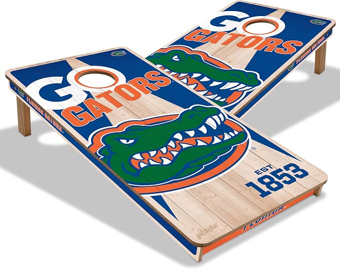 YouTheFan NCAA 2’ x 4’ Professional Wood Cornhole Game