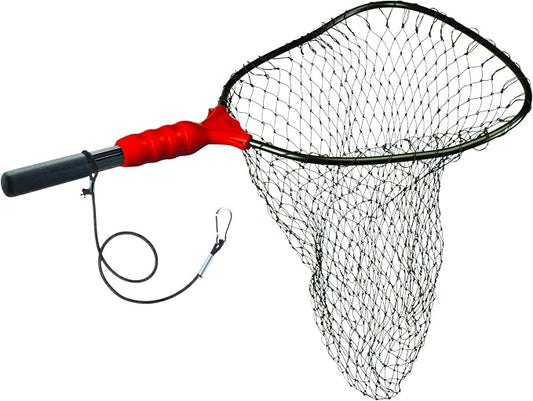 Ego S1 Slider Fishing Net, Ultimate Fishermen’s Tool Fixed Handle, Replaceable Head, Salt & Freshwater, 17x19 Inch Hoop
